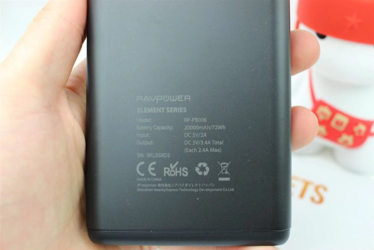 RAVPower 20.000 mAh Powerbank CE