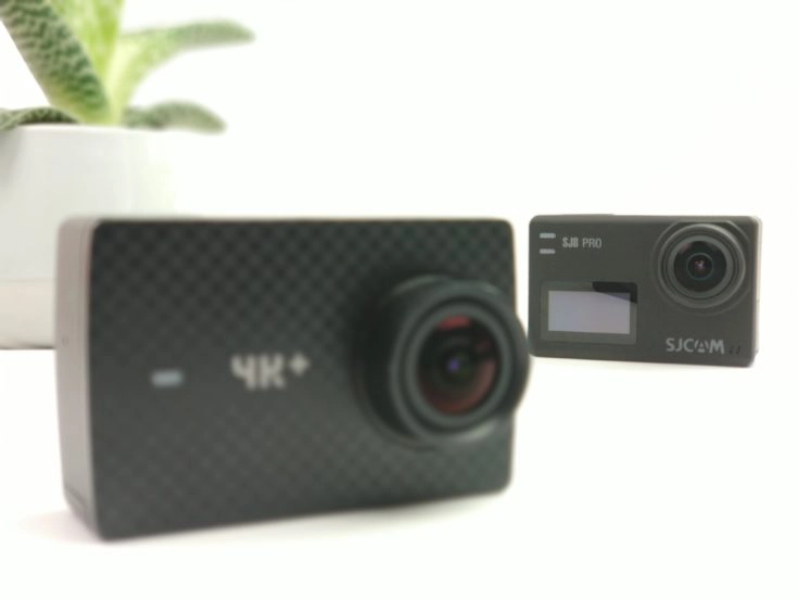 SJCAM SJ8 und YI 4K+