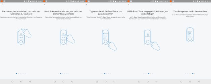 Xiaomi Mi Band 3 Navigation