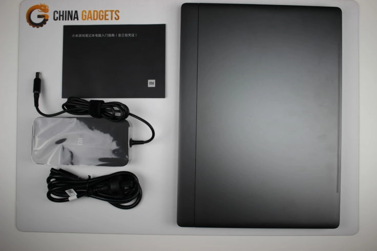 Xiaomi Mi Gaming Notebook Lieferumfang