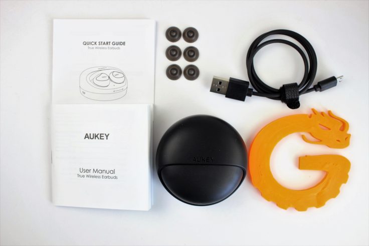 Aukey EP-T1 wireless In-Ear Lieferumfang