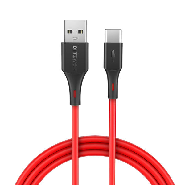 Blitzwolf USB Typ-C Kabel Rot