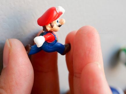 Super Mario Magnet-Set Maße Figuren
