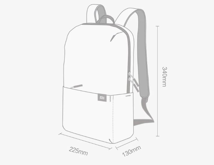 Xiaomi 10l Rucksack Maße Xiaomi 10 l Rucksack Maße