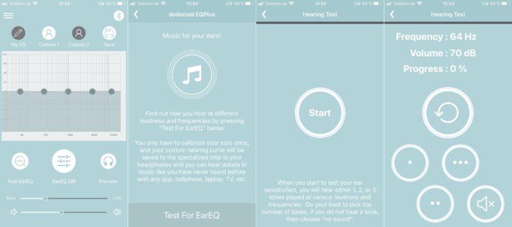 dodocool EQPlus App EQ-Test