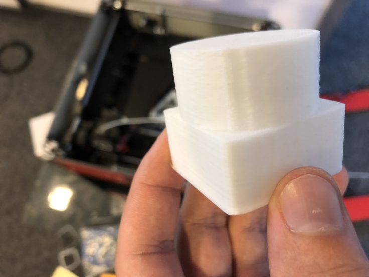 Tronxy C5 3D-Drucker erster Druck Ergebnis