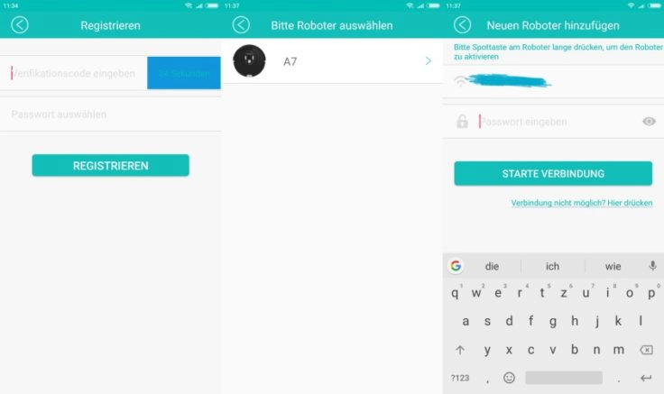 ILIFE A7 Saugroboter App Registrierung