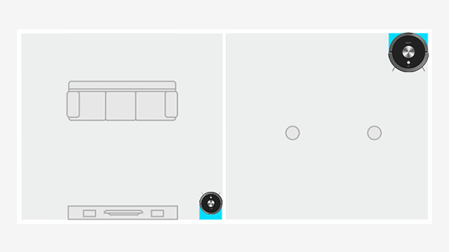 ILIFE X800 Saugroboter Navigation
