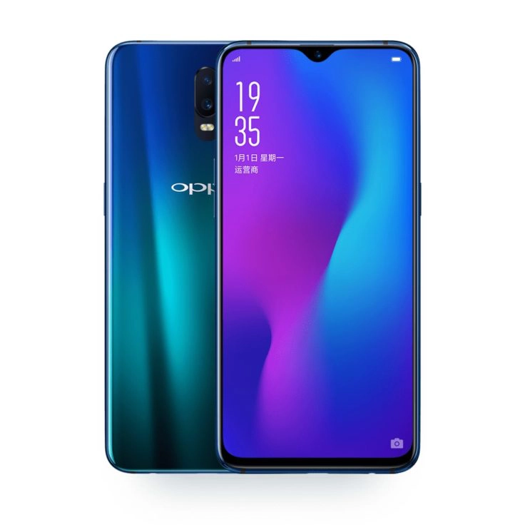 Oppo RX17 Smartphone Vorder- und Rueckseite