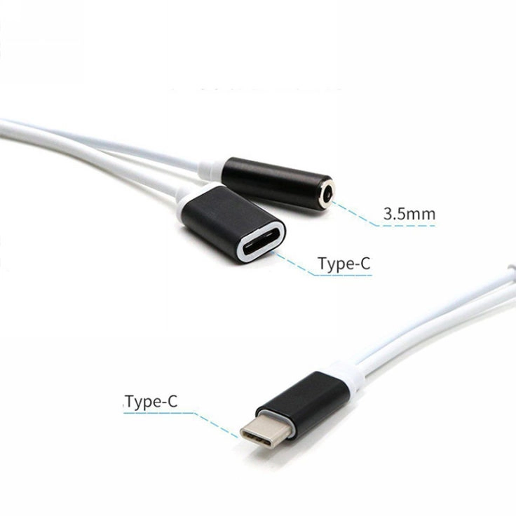 USB Typ-C Splitter Weiß