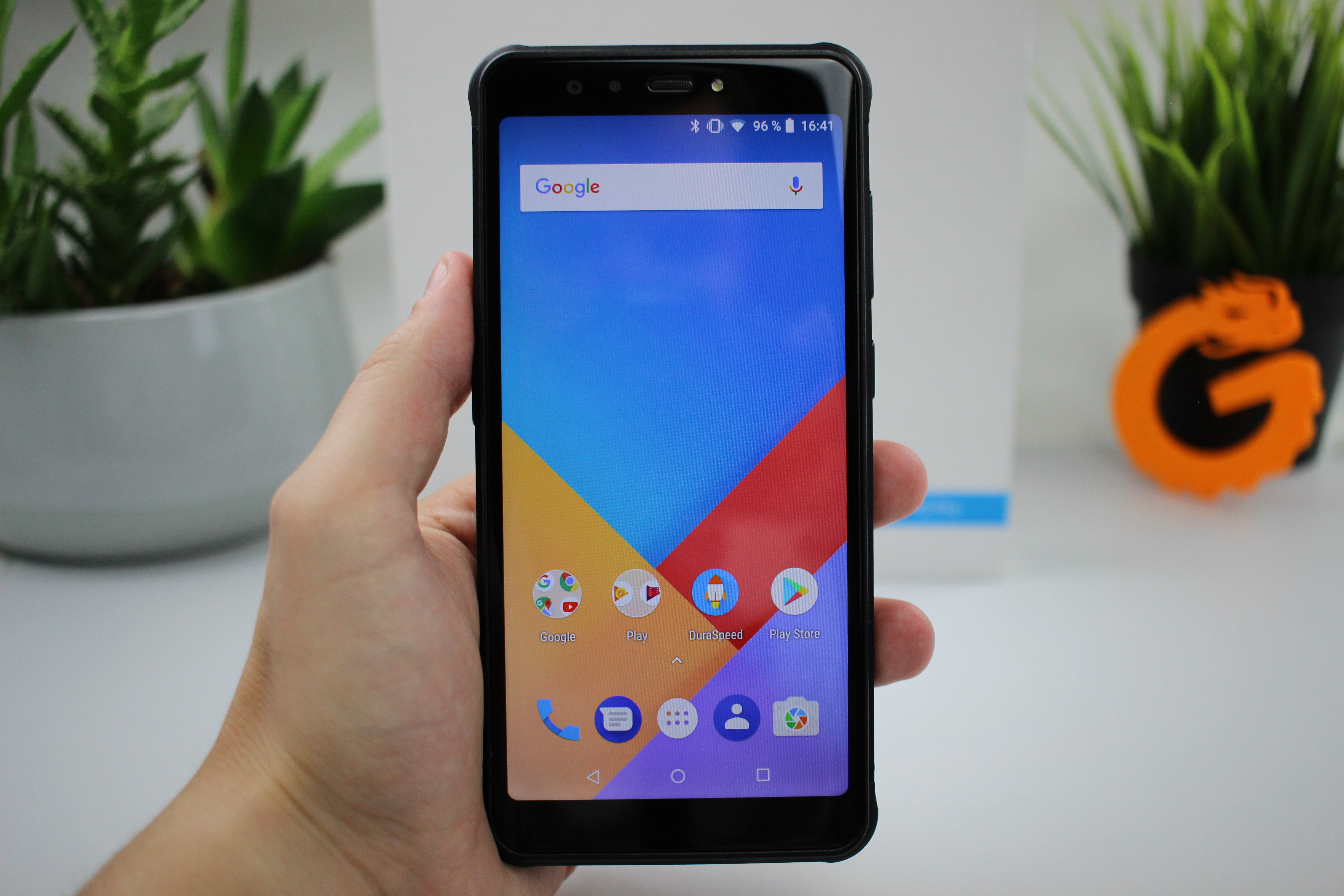 Vernee V2 Pro Smartphone in Hand Vernee V2 Pro Smartphone in Hand