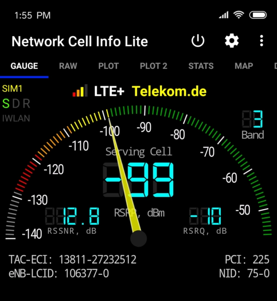 Xiaomi Mi 8 EE LTE Info Screenshot