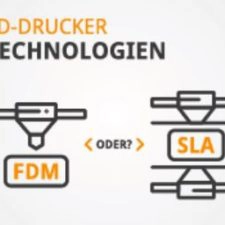 SLA vs. FDM Vergleich 3D-Druck