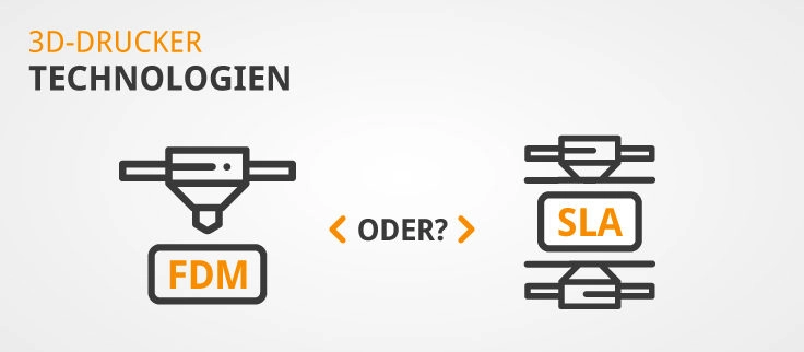 FDM vs. SLA 3D-Druck im Vergleich