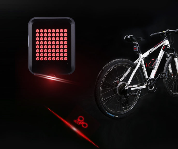 InBike TX129 Fahrrad-Rücklicht Abtand Laser