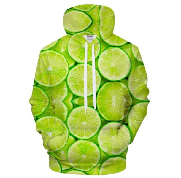 Limetten-Hoodie