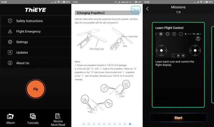 ThiEYE Dr. X App Screenshots