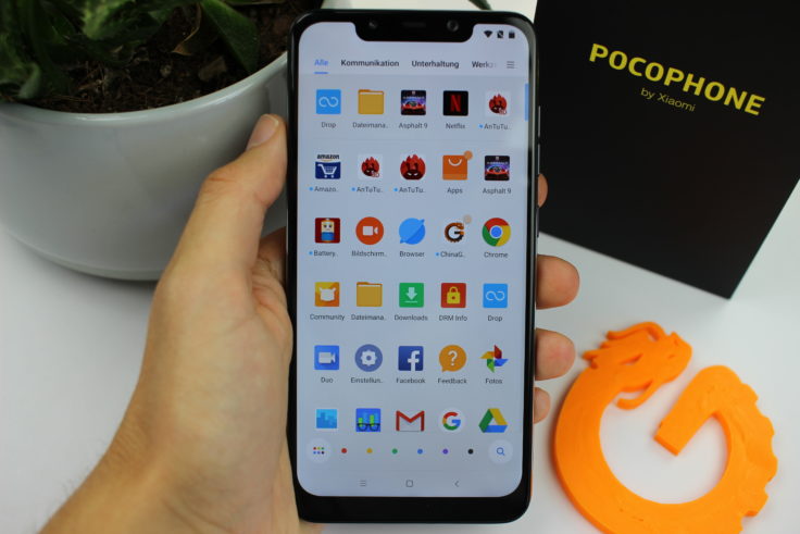 Xiaomi Pocophone F1 App Launcher