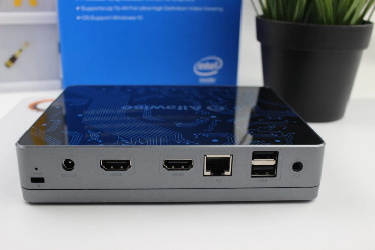 Alfawise T1 Mini-PC Anschlüsse Hinten