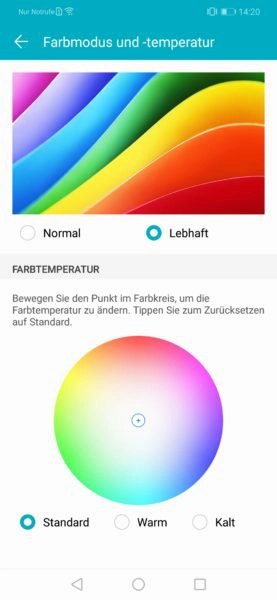 Honor Play Display Einstellungen EMUI