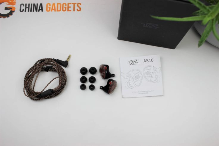 KZ AS10 In-Ear Kopfhörer lieferumfang