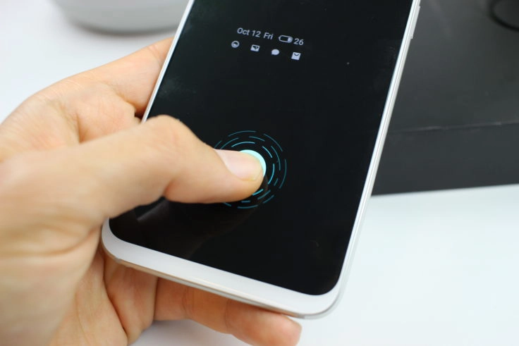 Meizu 16 Fingerabdrucksensor im Display