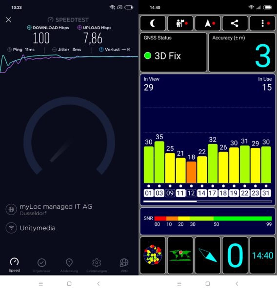 Xiaomi Redmi Note 6 Pro WLAN GPS