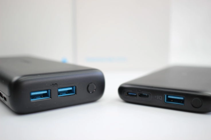 Anker PowerCore Lite Powerbank Anschlüsse