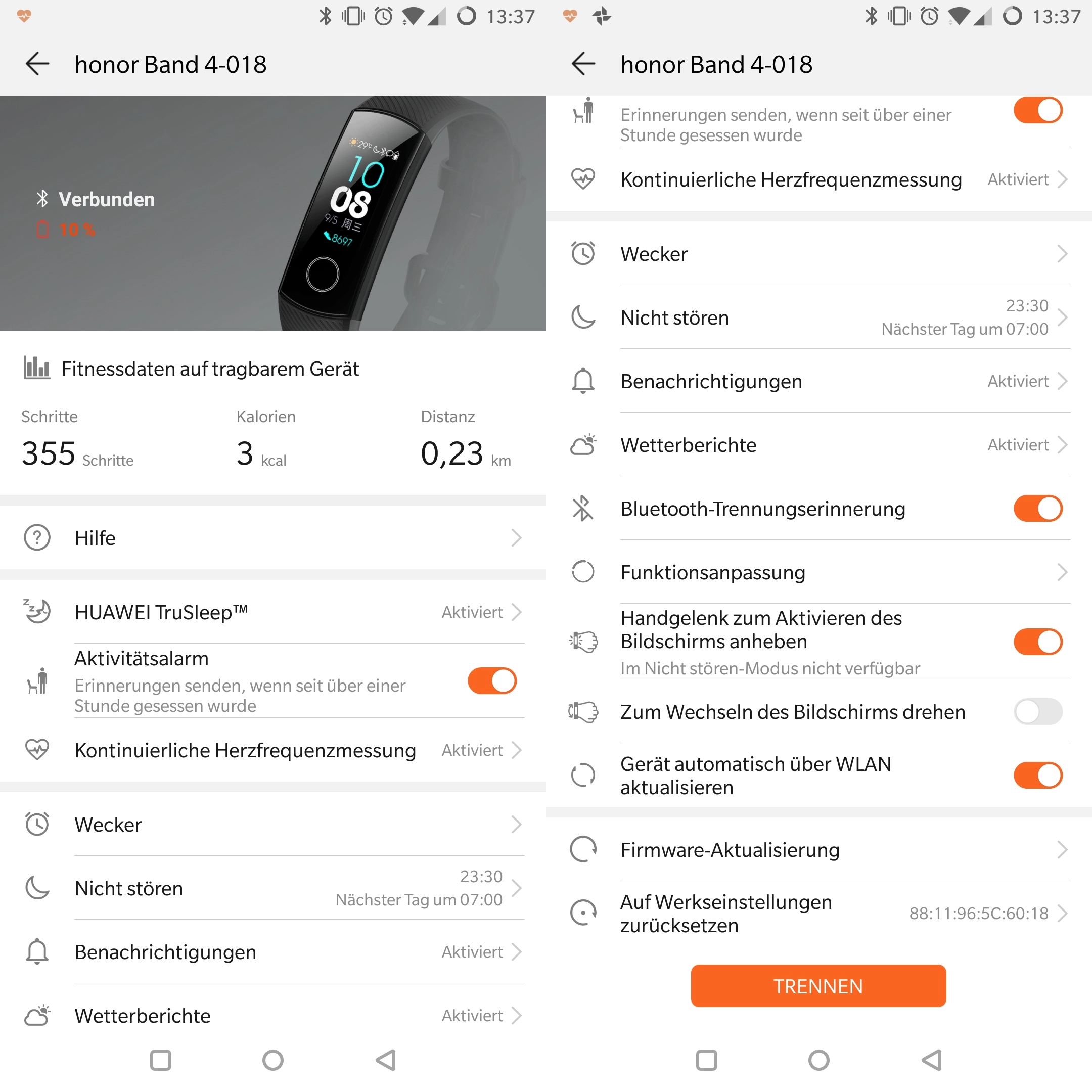 Какое приложение для honor band 6