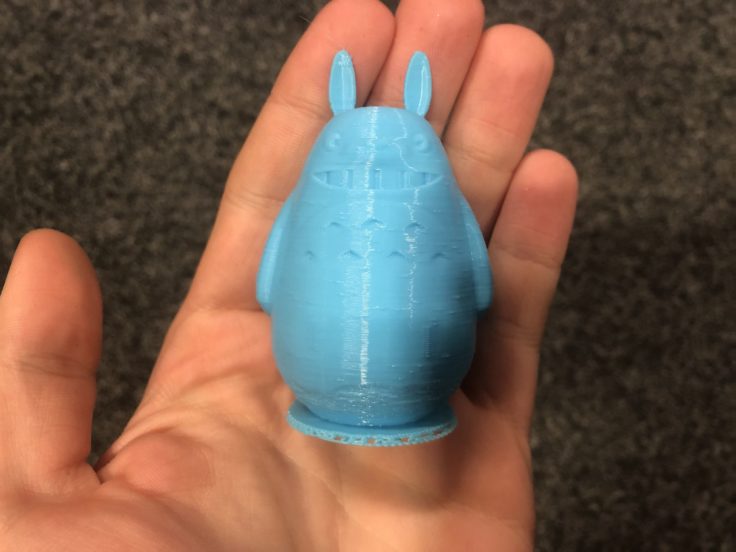 Mooz 3D-Drucker erstes Testmodell