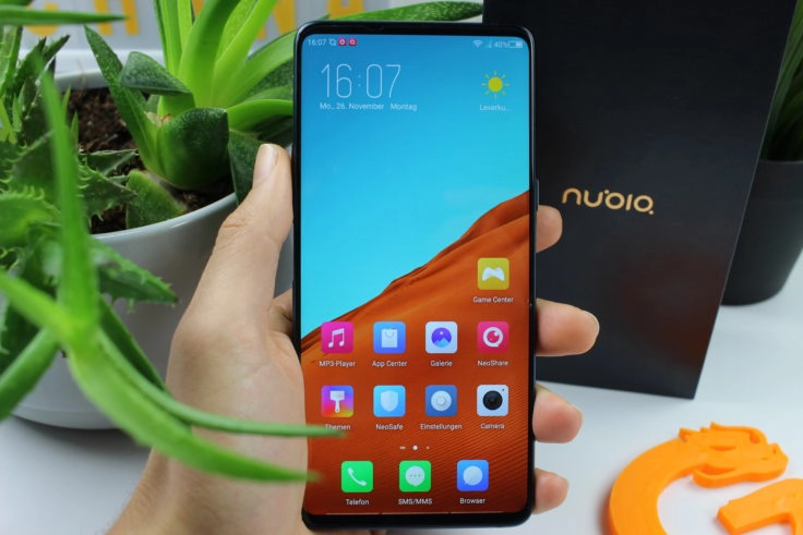 Nubia X Frontseite Display