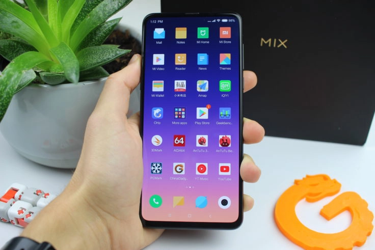 Xiaomi Mi Mix 3 Display seitlich