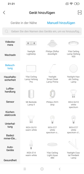 xiaomi Mi Home App Ikea Lampen