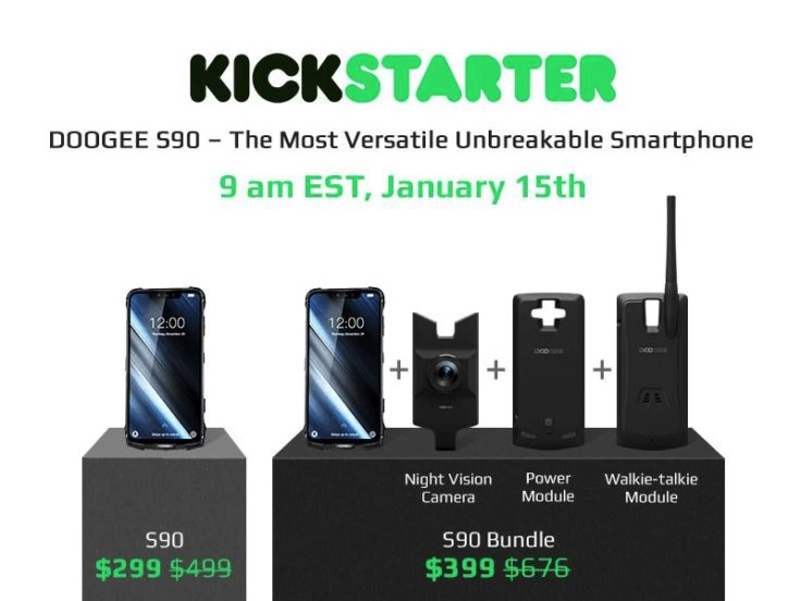 Doogee S90 Kickstarter