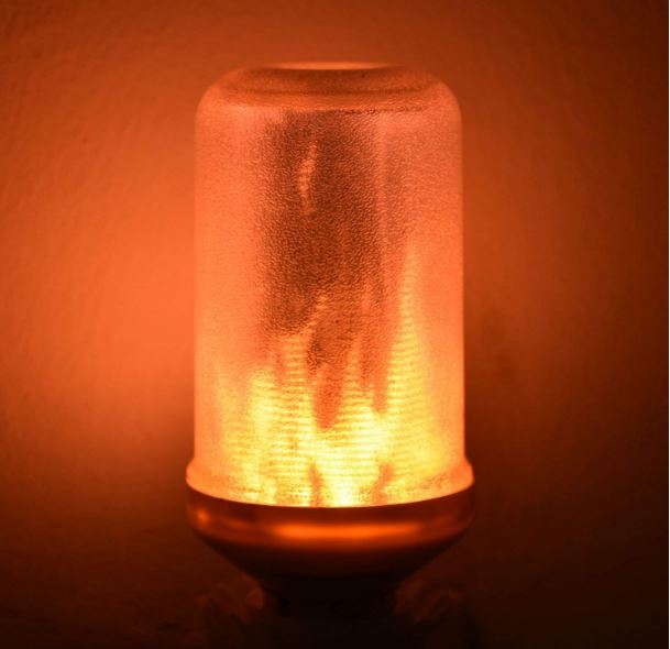 Feuereffekt-Glühbirne für Presepe