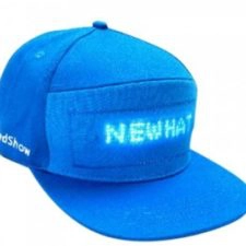 LED Basecap Front Blau