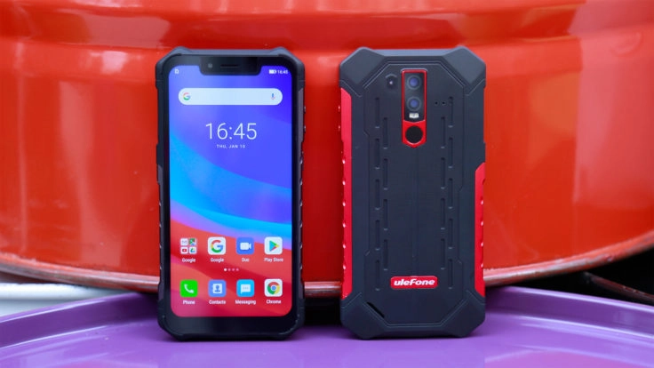 Ulefone Armor 6 Outdoor Smartphone Front und Back