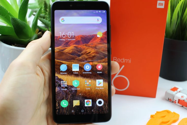 Xiaomi Redmi 6 Smartphone in Hand