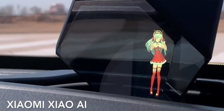 Xiaomi Redmi SUV Bestune T77 Auto holografischer Assistent