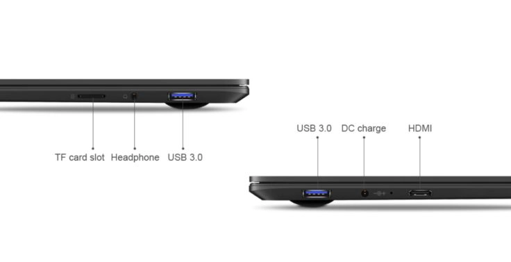 CHUWI Aerobook Anschlüsse