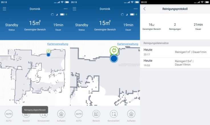 Ecovacs DEEBOT OZMO 930 Saugroboter App Mapping