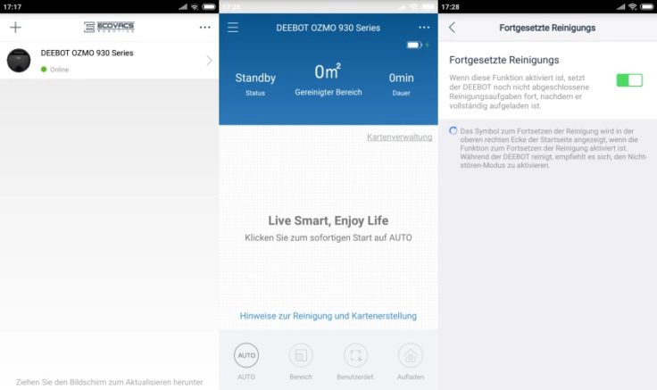 Ecovacs DEEBOT OZMO 930 Saugroboter App Roboter
