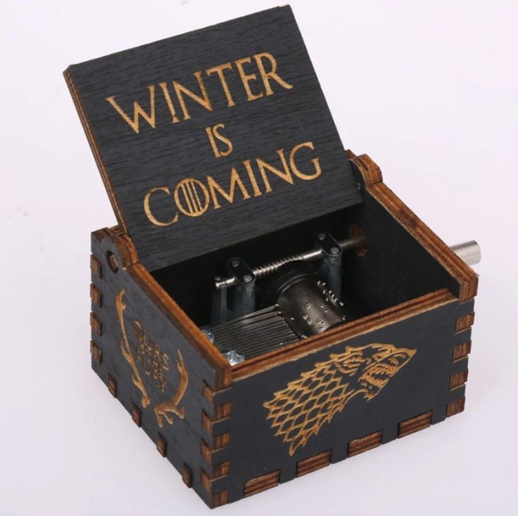 Handarbeit Spieluhr Spieldose Holz Harry Potter Cosplay Prop Kinder Geschenk DE