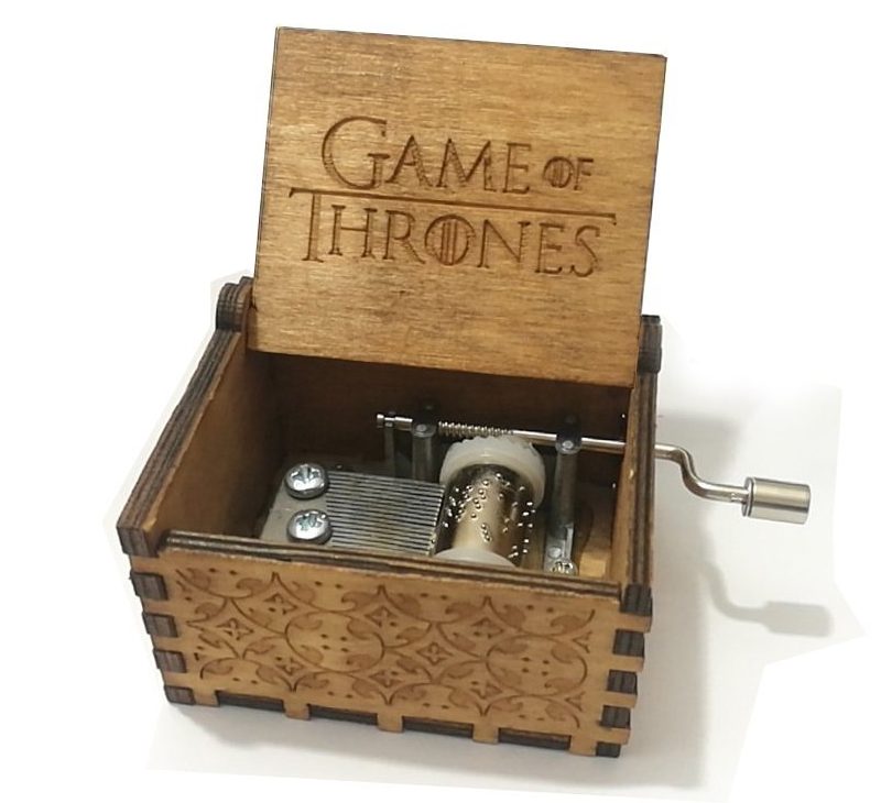 Harry Potter Game Thrones Spieldose Holz Spieluhr Music Box Geschenk  Kinder Neu 