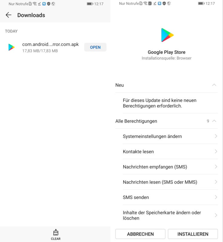 Honor Magic 2 Google Play Store installieren