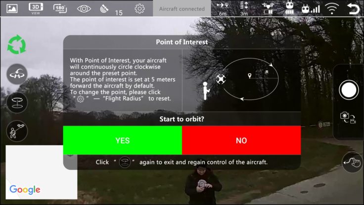 MJX Bugs 3 Pro App Screenshot Point of Interest