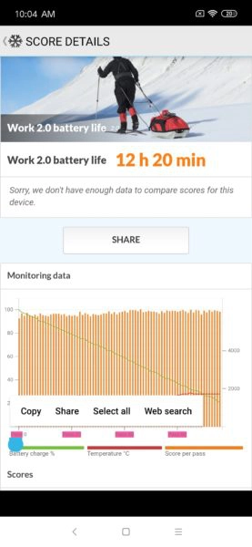 Redmi Note 7 Akkubenchmark