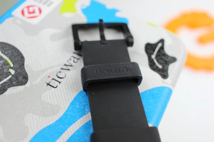 Ticwatch E Smartwatch Silikon Staub