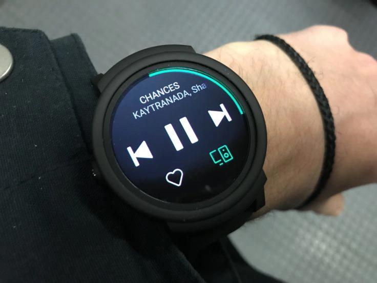 Ticwatch E Spotify