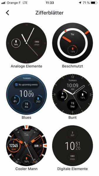 Ticwatch E2 WearOS Watchface